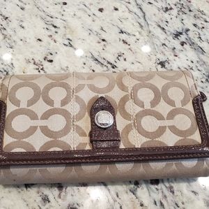 Coach Checkbook wallet